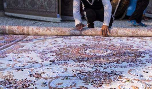 روش اصولی لول کردن قالی در قالیشویی همدان